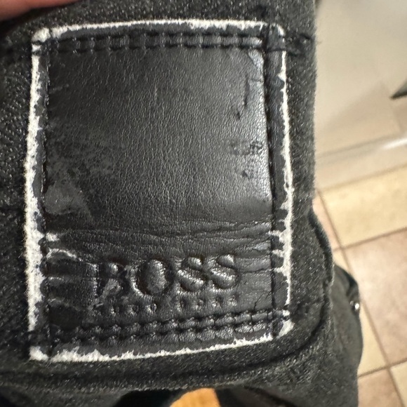 COPY - COPY - Man Boss strait leg black jeans size 40 waist 34 length  good con… - Picture 5 of 6